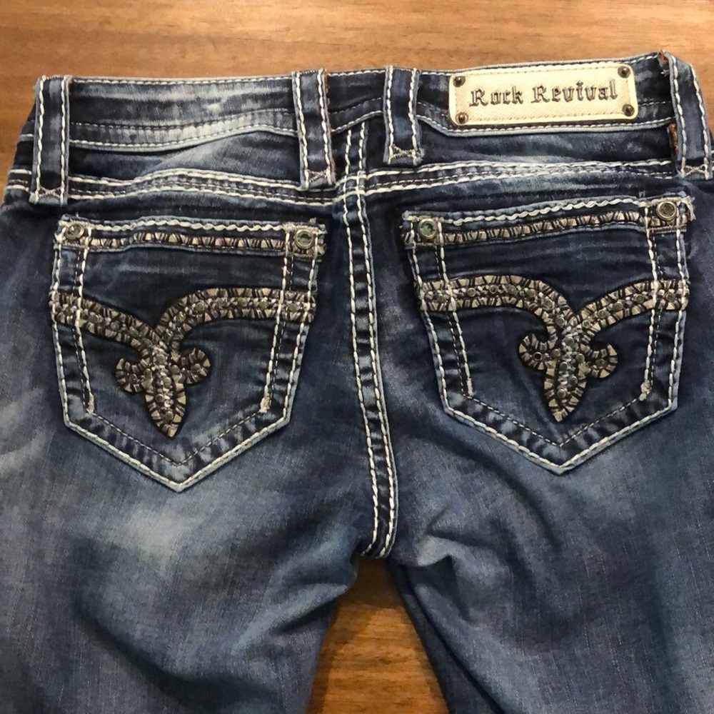 Rock Revival- Mid rise, bootcut jeans size 26